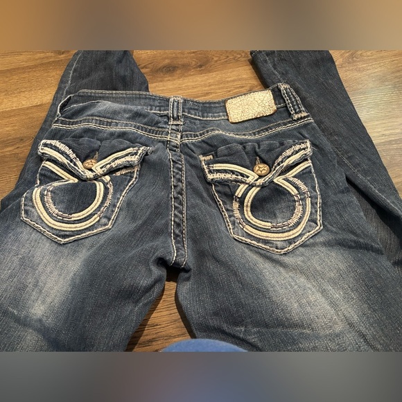 Big Star Women's Blue Boot Cut Jeans pop princess y2k - Picture 9 of 12